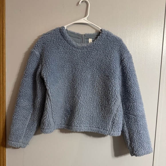 Lululemon Athletica Whenever We Crew Wool Blend Sherpa Sweater Size 2 - Picture 1 of 13